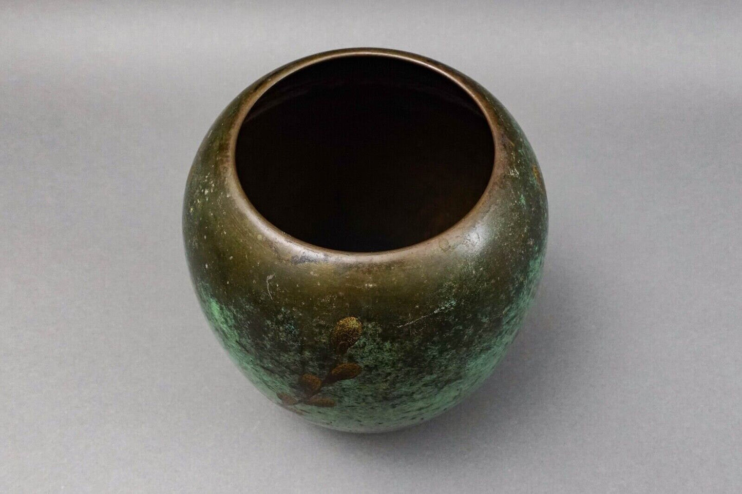 WMF Ikora Germany Paul Haustein Art Deco Patinated Bronze Willow Branch Vase
