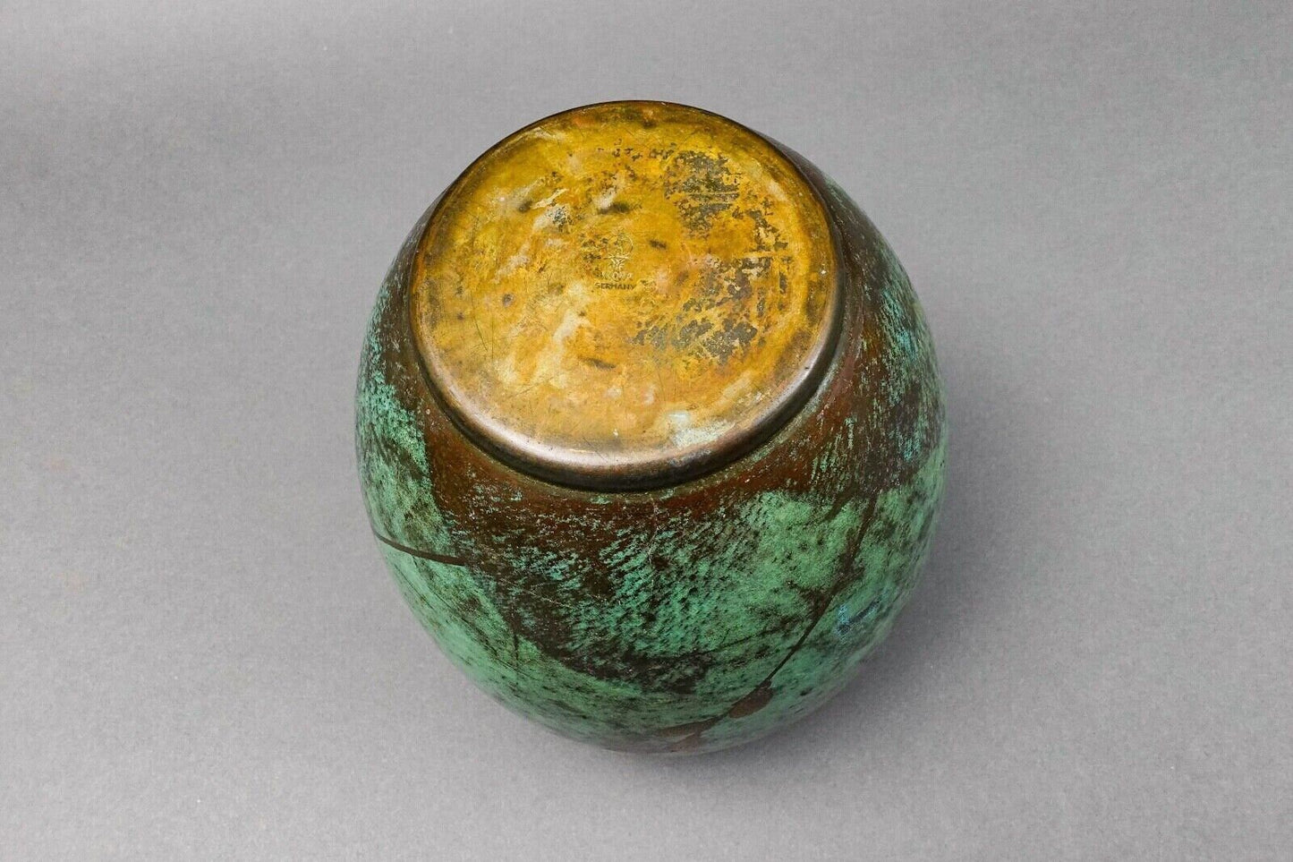 WMF Ikora Germany Paul Haustein Art Deco Patinated Bronze Willow Branch Vase