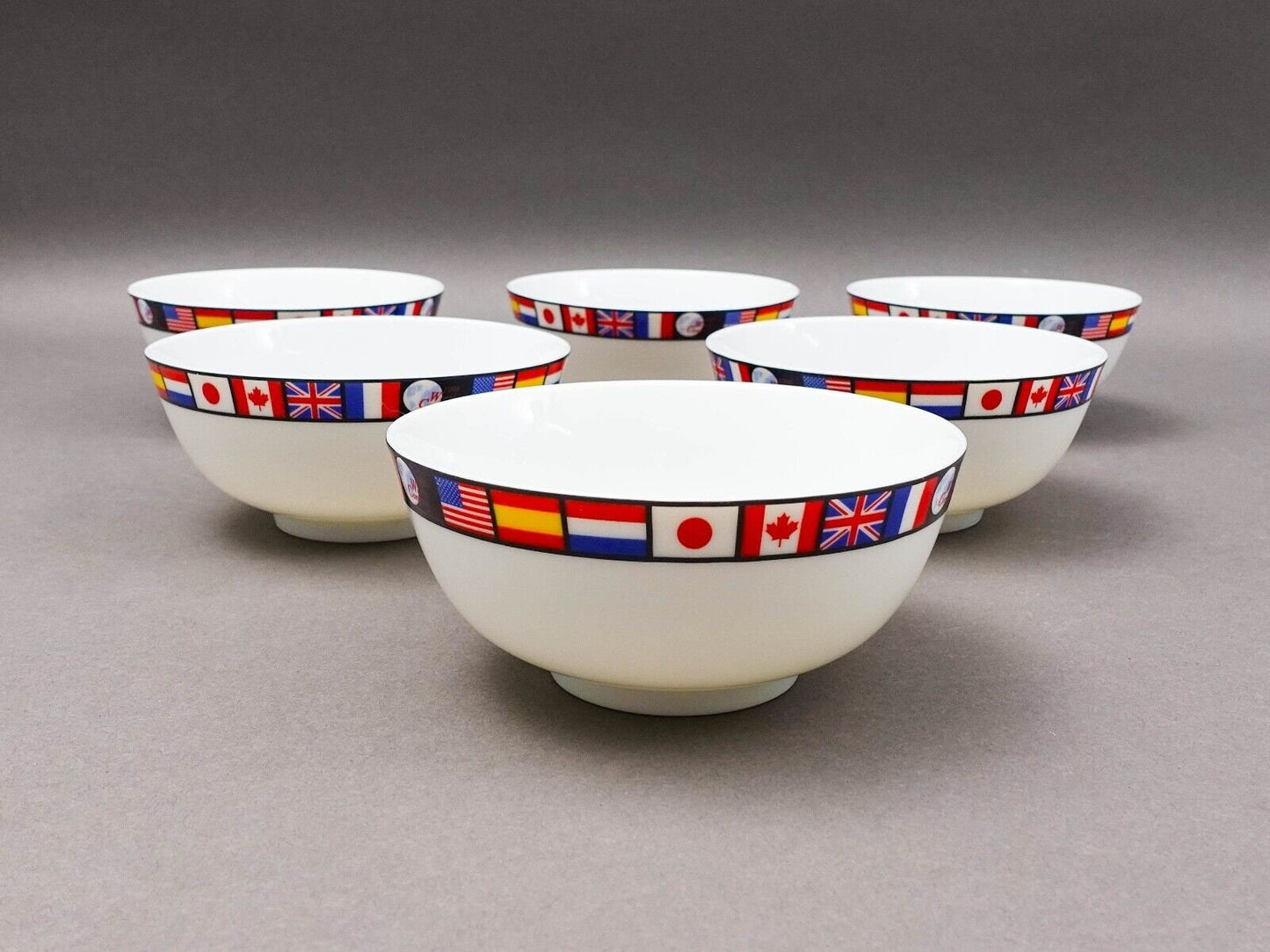 Tiffany & Co Japan 1998 World Congress On Information Technology Bowls Set Of 6