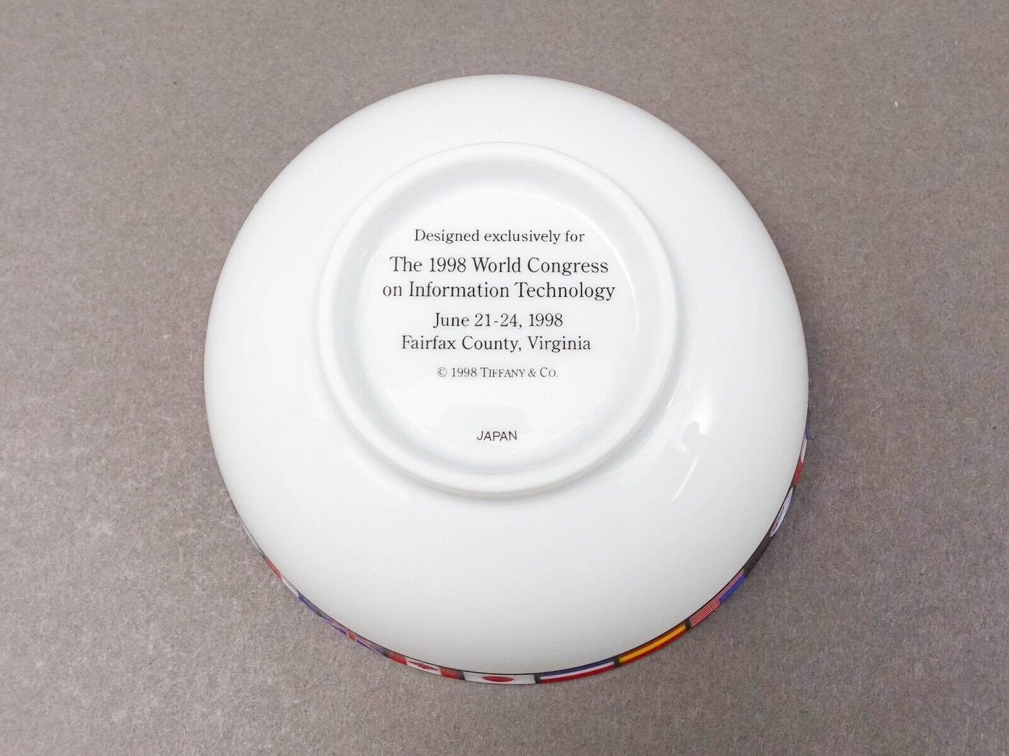 Tiffany & Co Japan 1998 World Congress On Information Technology Bowls Set Of 6