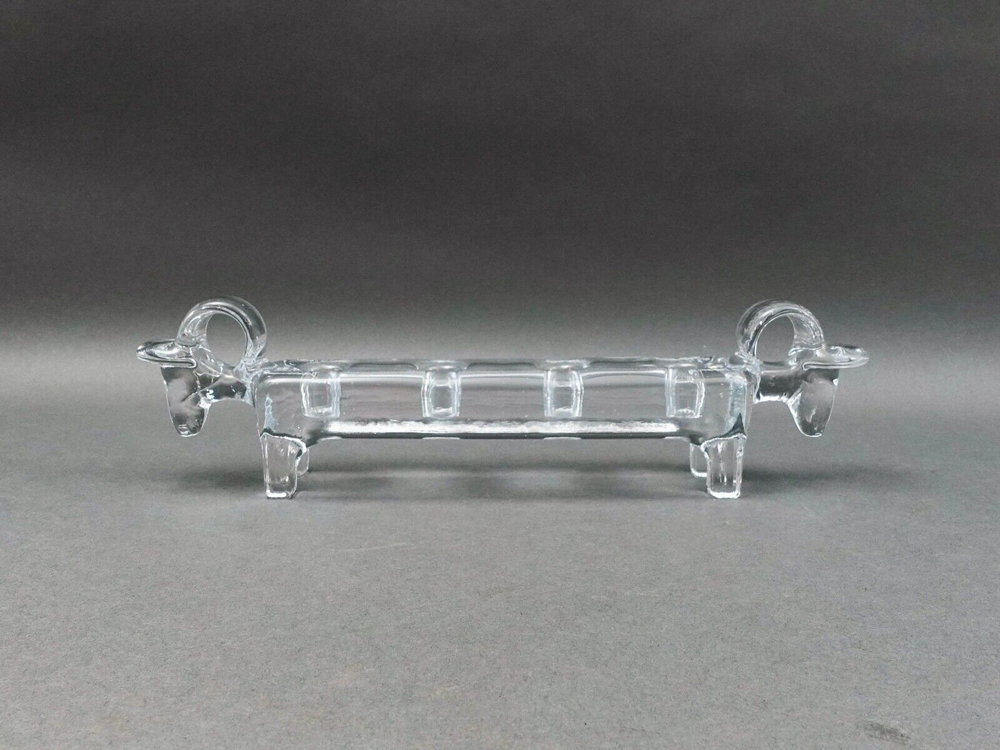 Kosta Boda Sweden Bertil Vallien Signed Julbock Goat Candlestick Candle Holder