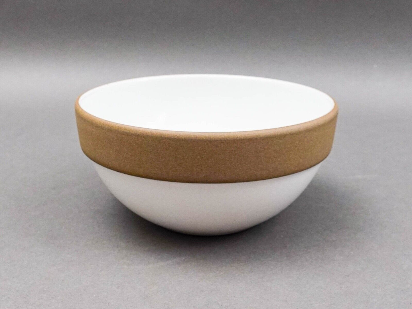 Edith Heath Ceramics Sausalito California White 5 1/2" Rim Line Cereal Bowl