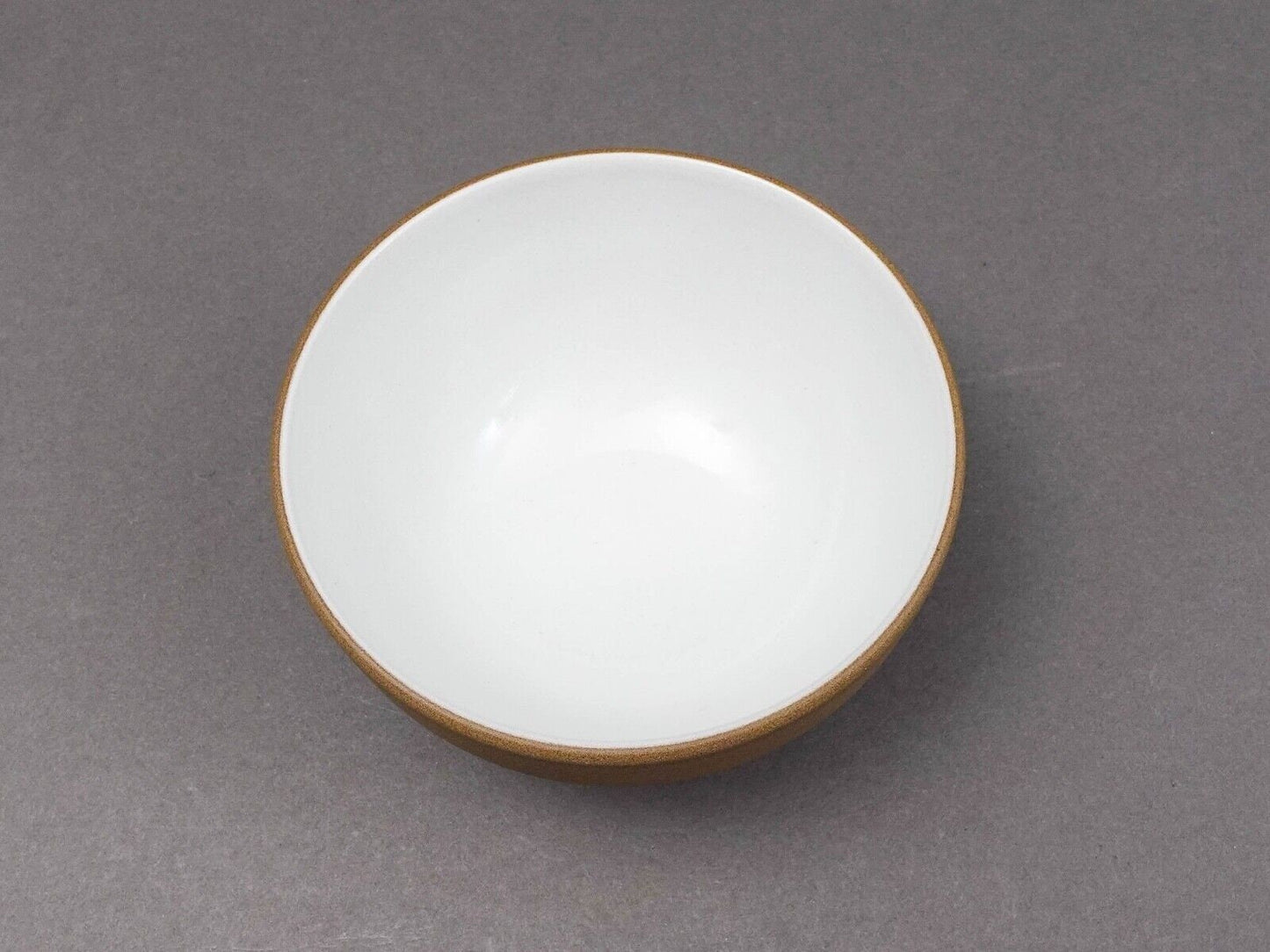 Edith Heath Ceramics Sausalito California White 5 1/2" Rim Line Cereal Bowl