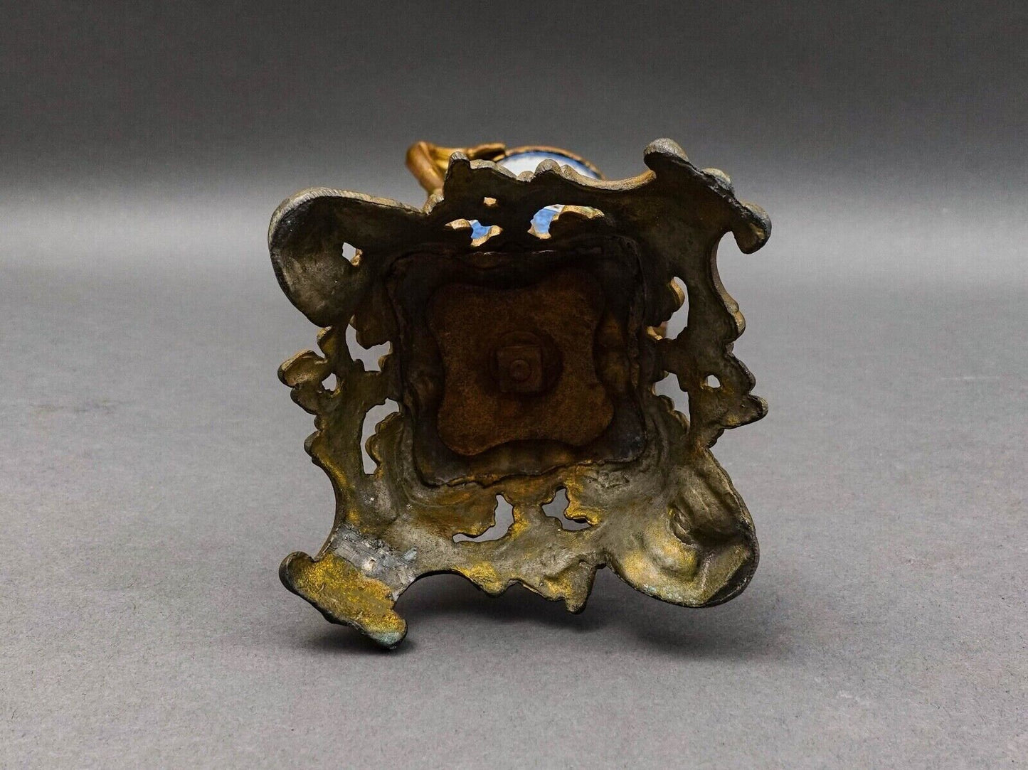Sevres Style Antique French Hand Painted Porcelain Bronze Ormolu Mounts Urn Vase