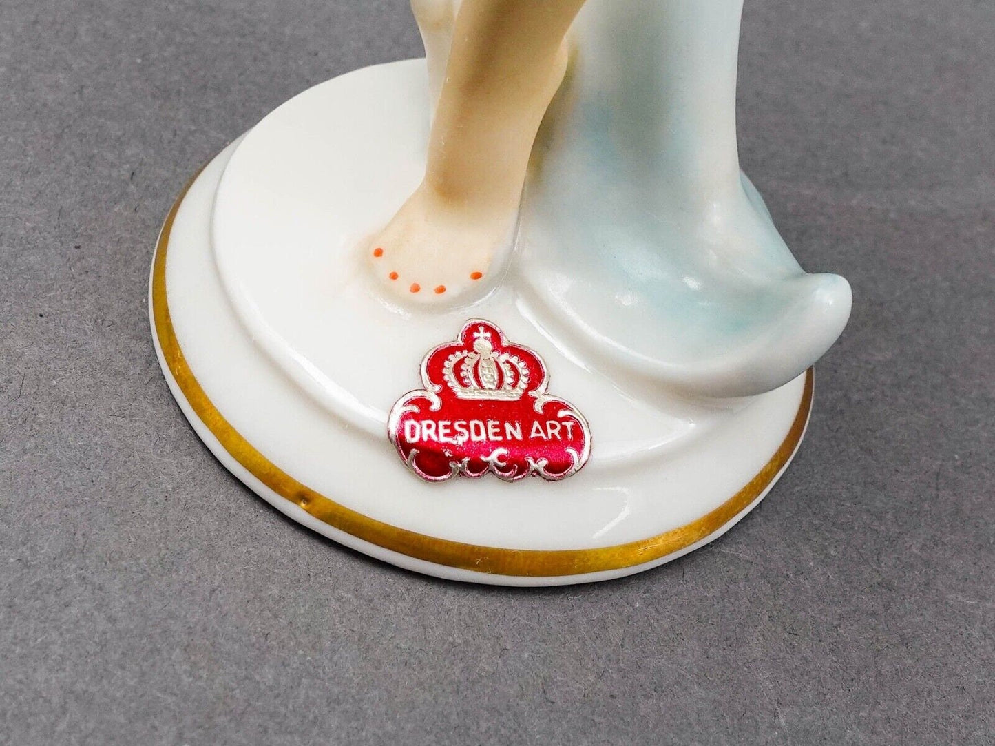 Alka Kunst Dresden Art Deco Germany Porcelain Woman Girl Lady Dancer Figurine