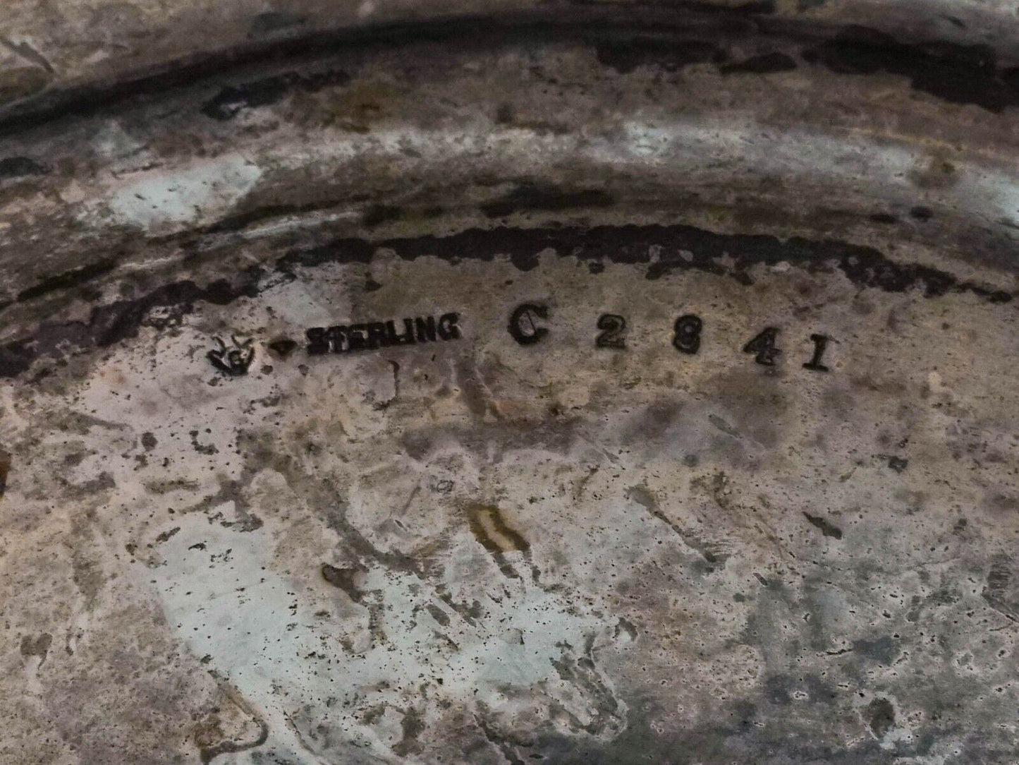 Antique Monumental Sterling Silver Art Nouveau Openwork Everted Rim Vase 17 1/2"