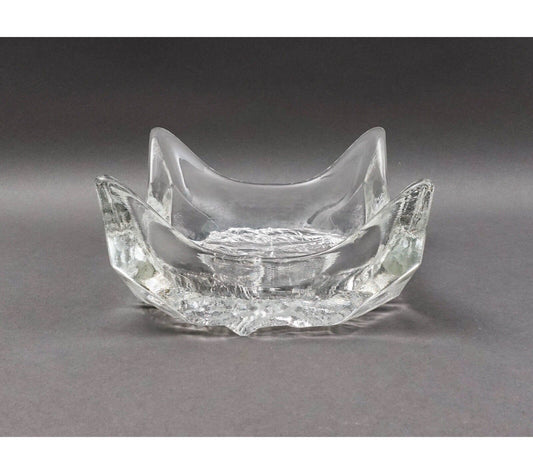 Iittala Finland Tapio Wirkkala Finland Lunaria Art Glass Catchall Bowl