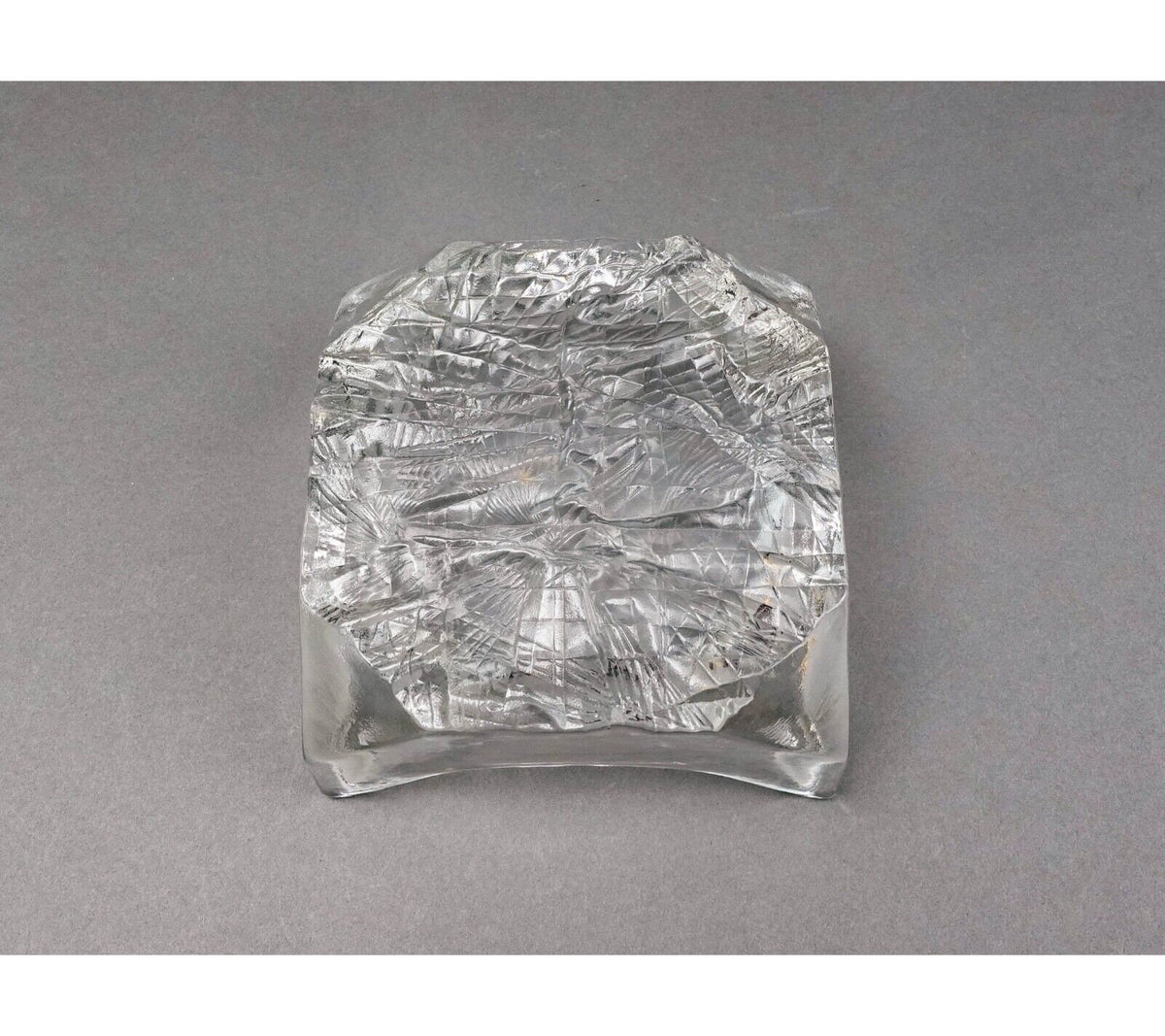 Iittala Finland Tapio Wirkkala Finland Lunaria Art Glass Catchall Bowl