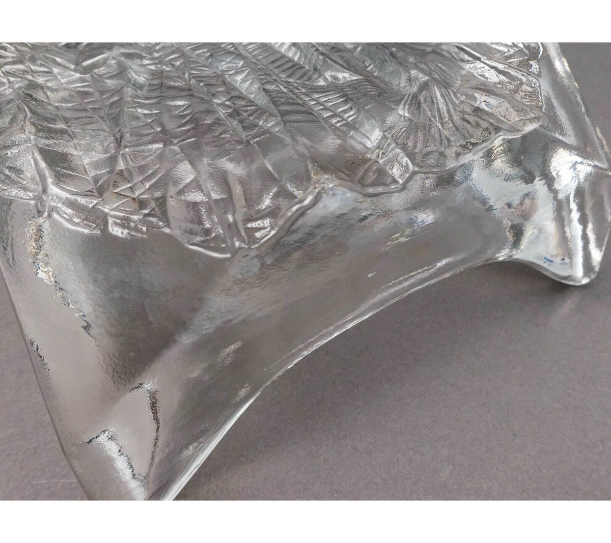 Iittala Finland Tapio Wirkkala Finland Lunaria Art Glass Catchall Bowl