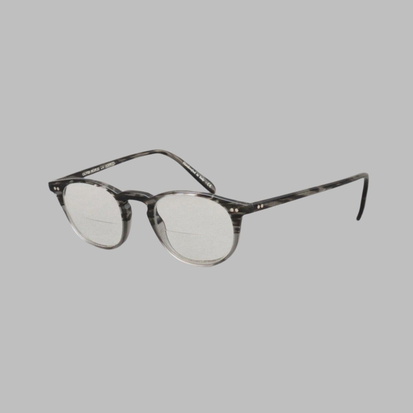 Oliver Peoples OV5004 1002 Riley R STRM Gray Eyeglasses 45[]20 145 Made In Italy