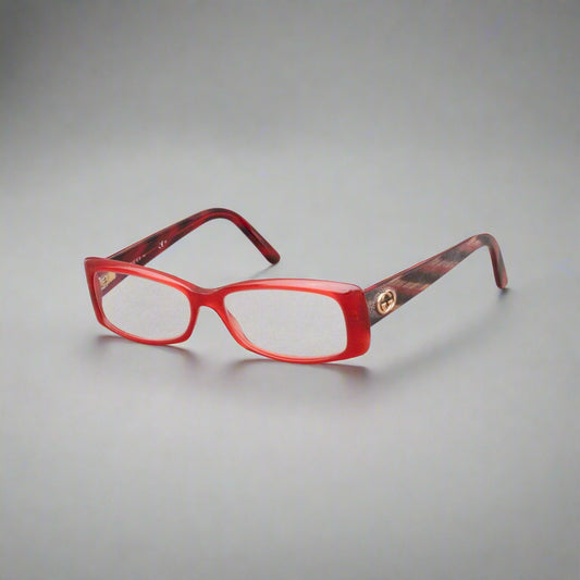 Gucci GG3560 L7F Full Rim Red Eyeglasses Frames 135 Made In Italy