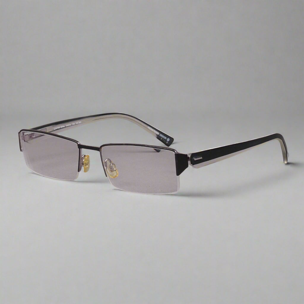 Morel Lightec 6646L NG 527 Black Clear Eyeglasses Frame 54[]18 140 France