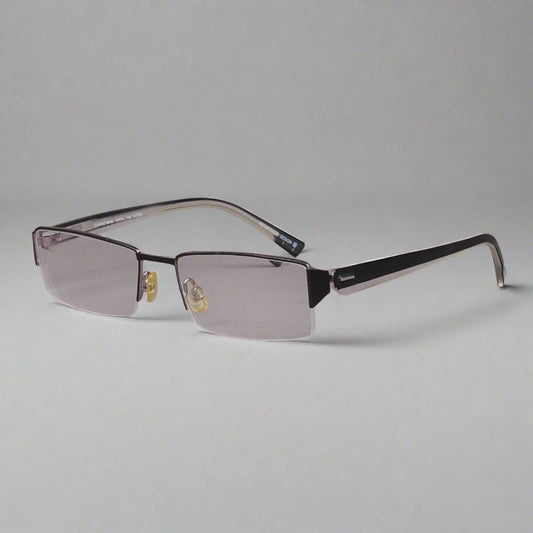 Morel Lightec 6646L NG 527 Black Clear Eyeglasses Frame 54[]18 140 France