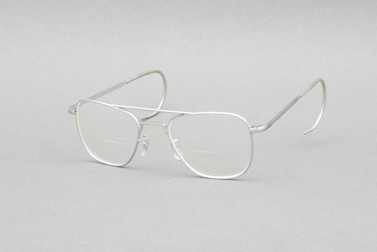 Randolph Engineering 6 1/2 Silver Pilot Sunglasses Made In USA (Frame Only)
