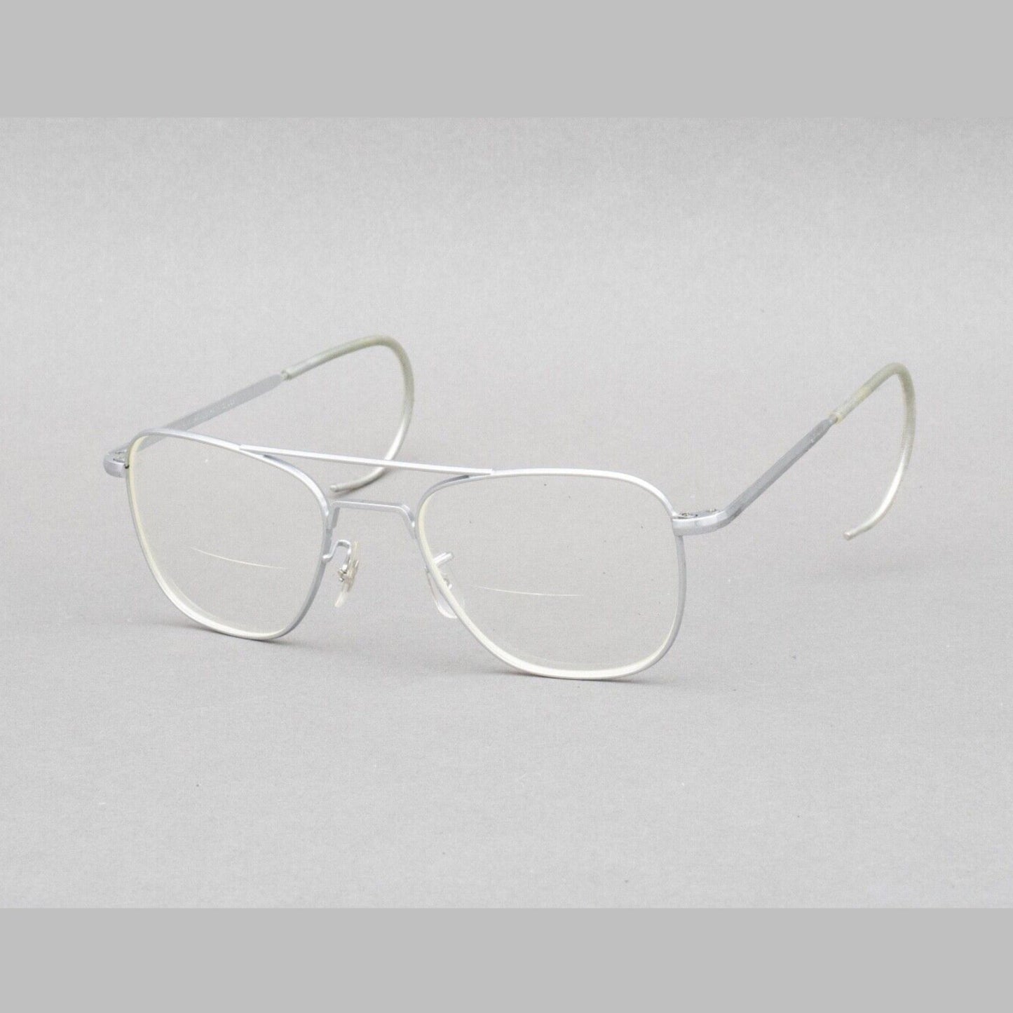 Randolph Engineering 6 1/2 Silver Pilot Sunglasses Made In USA (Frame Only)