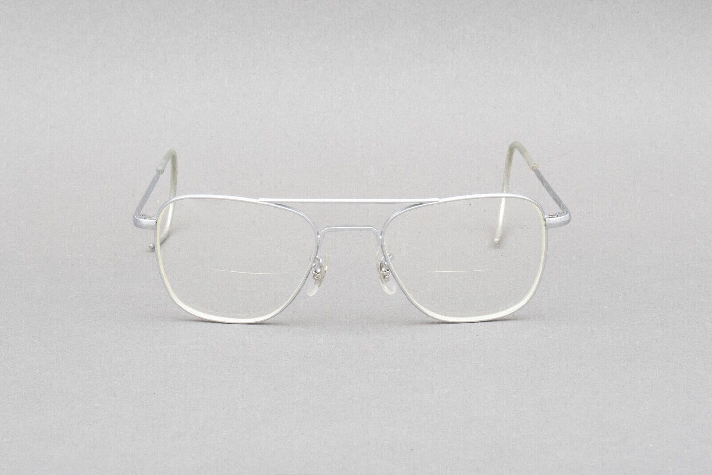 Randolph Engineering 6 1/2 Silver Pilot Sunglasses Made In USA (Frame Only)