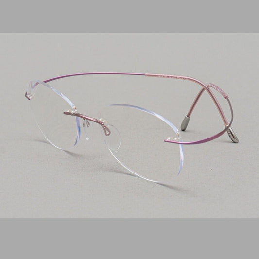 Silhouette 5515 70 3540  Mauve Eyeglasses Frames []17 140 Made In Austria