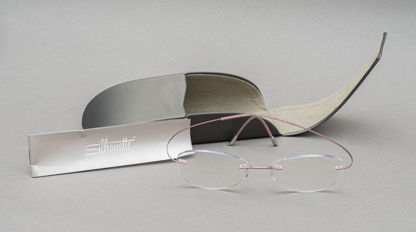 Silhouette 5515 70 3540  Mauve Eyeglasses Frames []17 140 Made In Austria