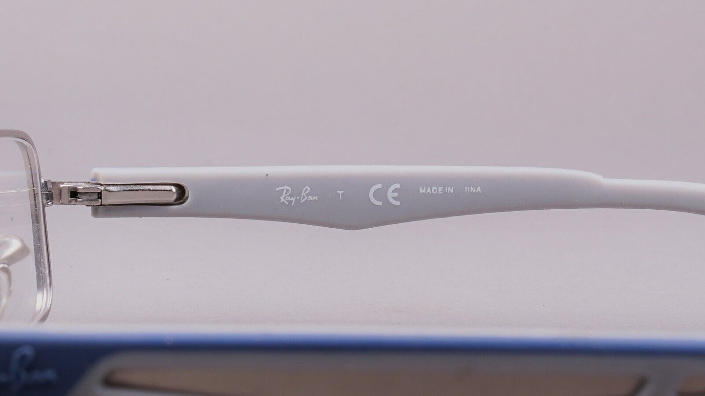 Ray Ban 6250 2538 Siver & Blue Men's Eyeglasses 49[]17 130