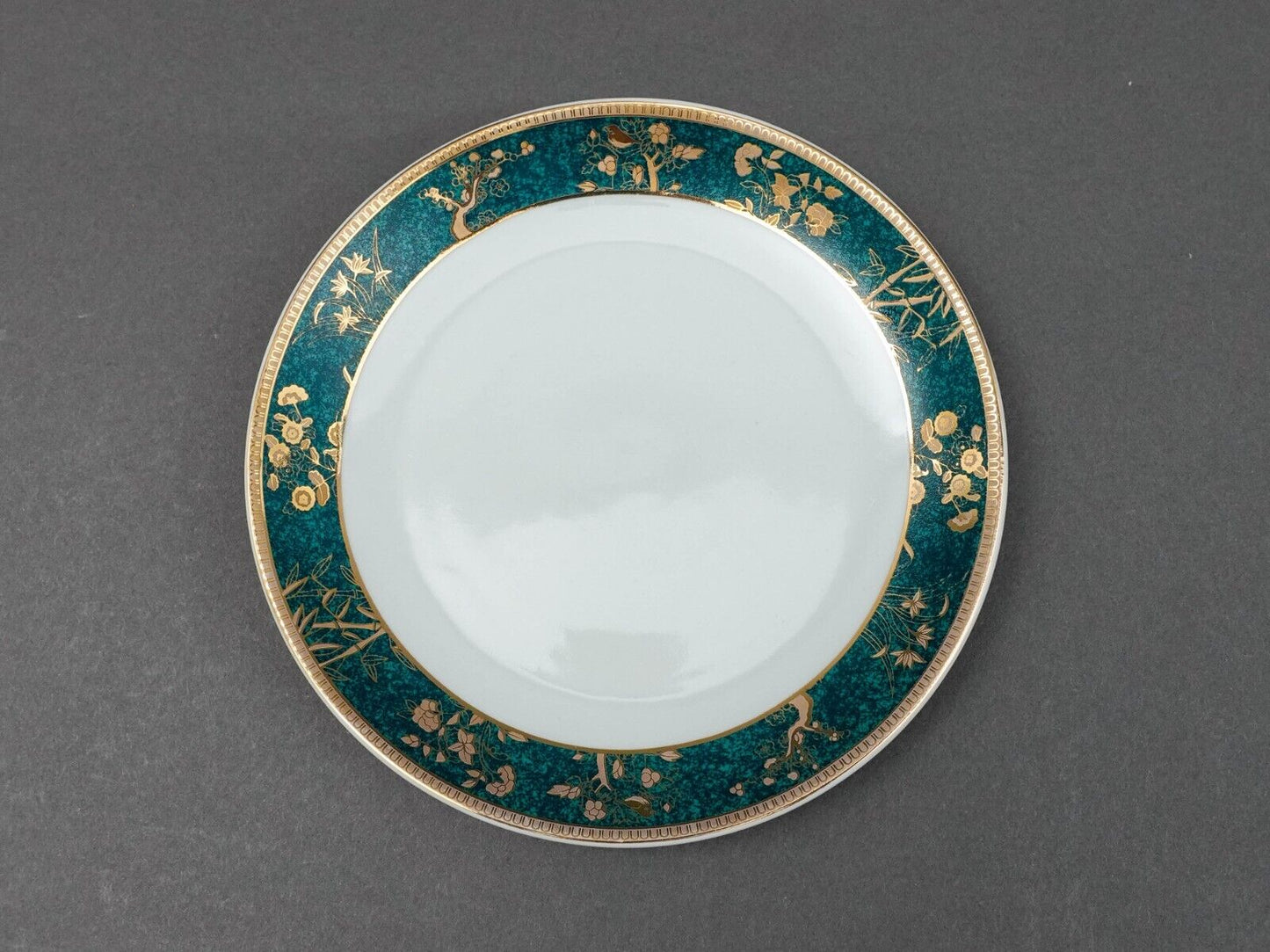 Cocema Fes Morocco Prestige Design Green Gold Bread & Butter Plate Set Of 8