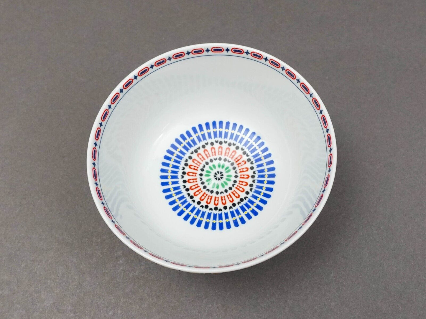 Cocema Fes Maroc Morocco Tile Mosaic Porcelain Fruit Cereal Bowl Set Of 4