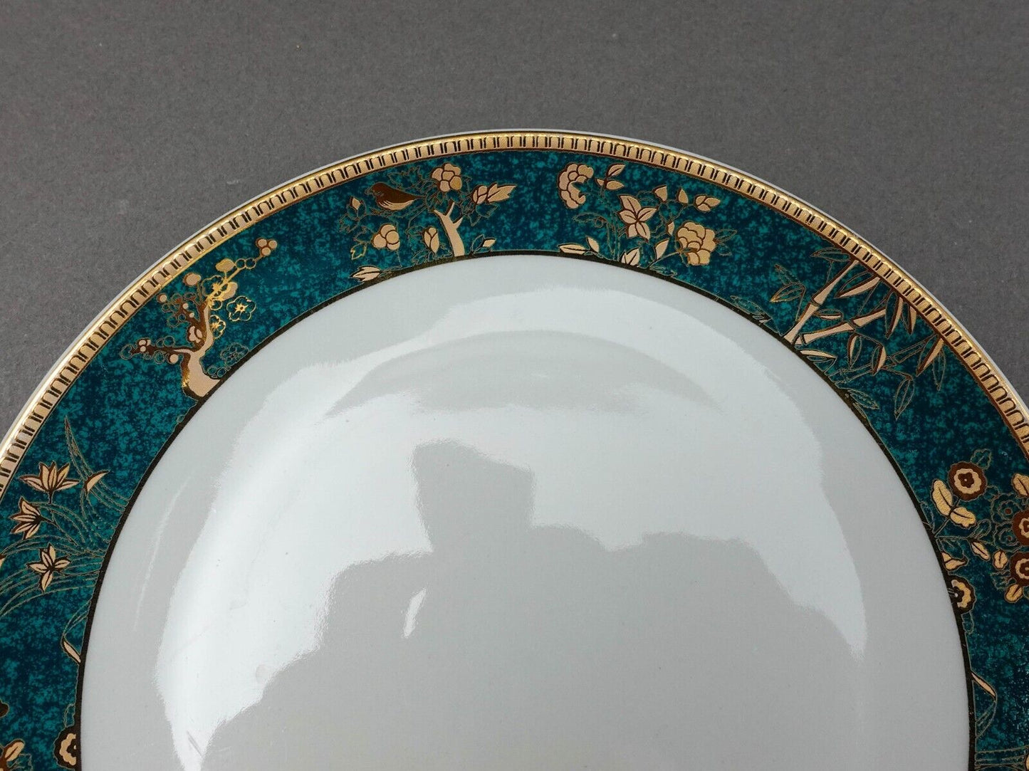 Cocema Fes Morocco Prestige Design Green Gold Bread & Butter Plate Set Of  5