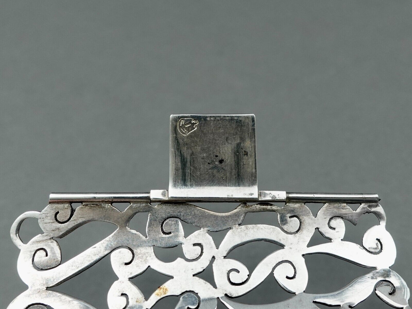Mar Signed Vintage Mexican Sterling Silver 2 1/2" Wide Ornate Gauntlet Bracelet