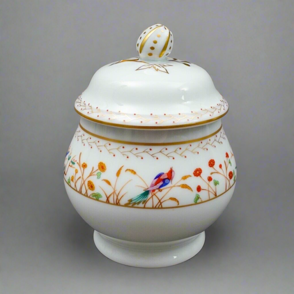 Tiffany & Co Audubon Limoges France Porcelain Sugar Bowl