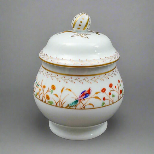 Tiffany & Co Audubon Limoges France Porcelain Sugar Bowl