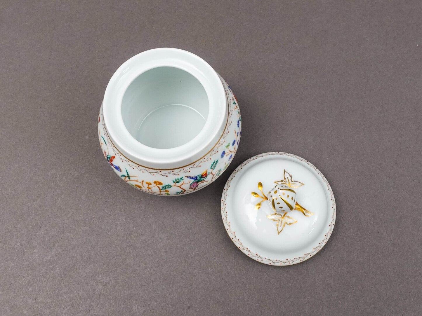 Tiffany & Co Audubon Limoges France Porcelain Sugar Bowl