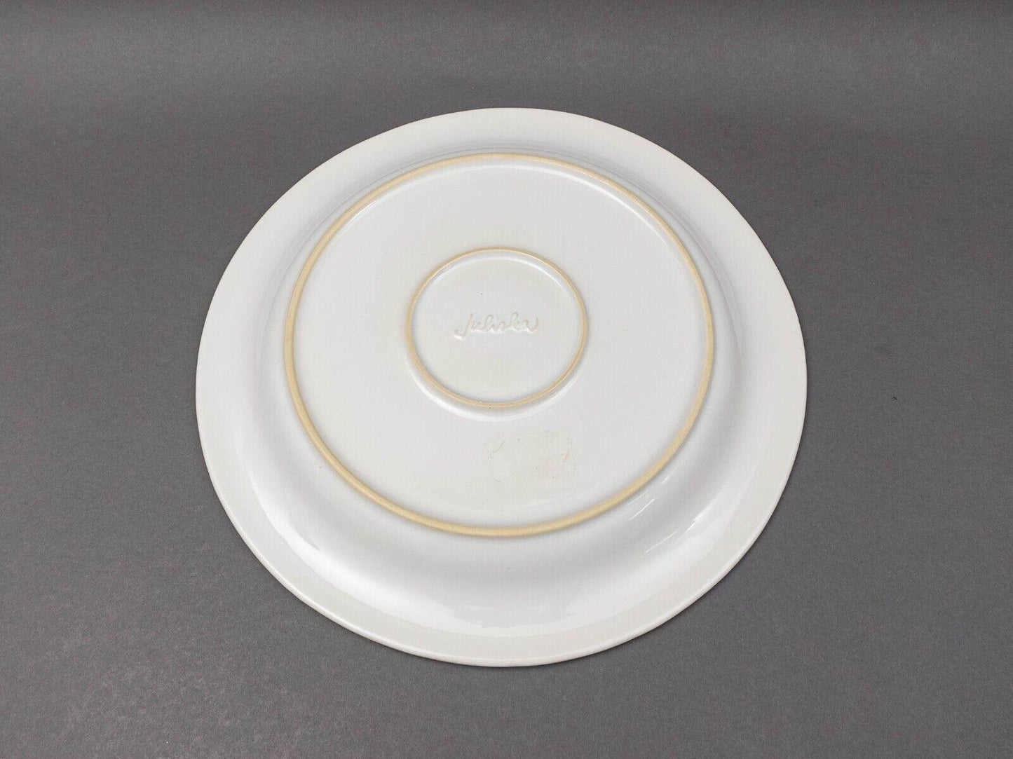 Juliska Portugal Berry & Thread Whitewash 13 3/4" Charger Plate Set Of 6