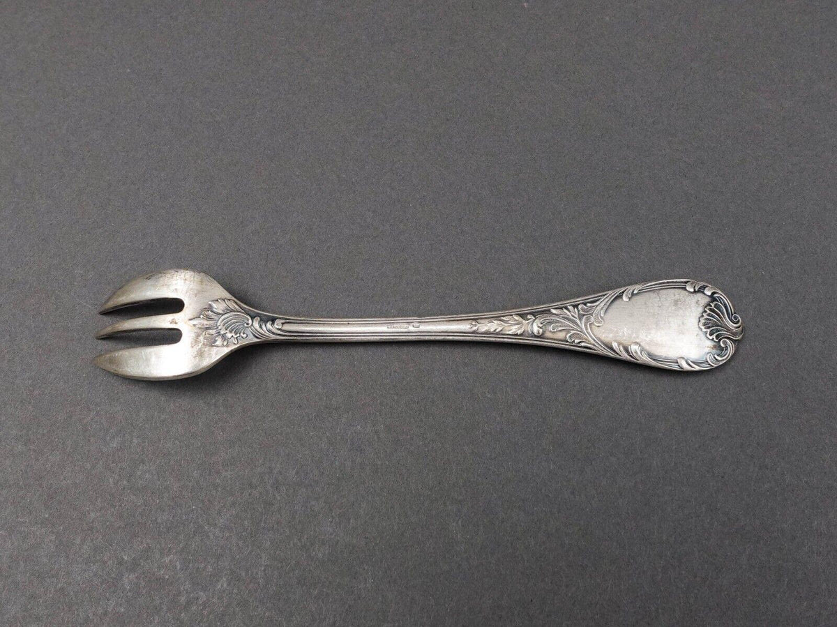 Christofle France Marly Silverplate 5 7/8" Oyster Fork Set Of 7