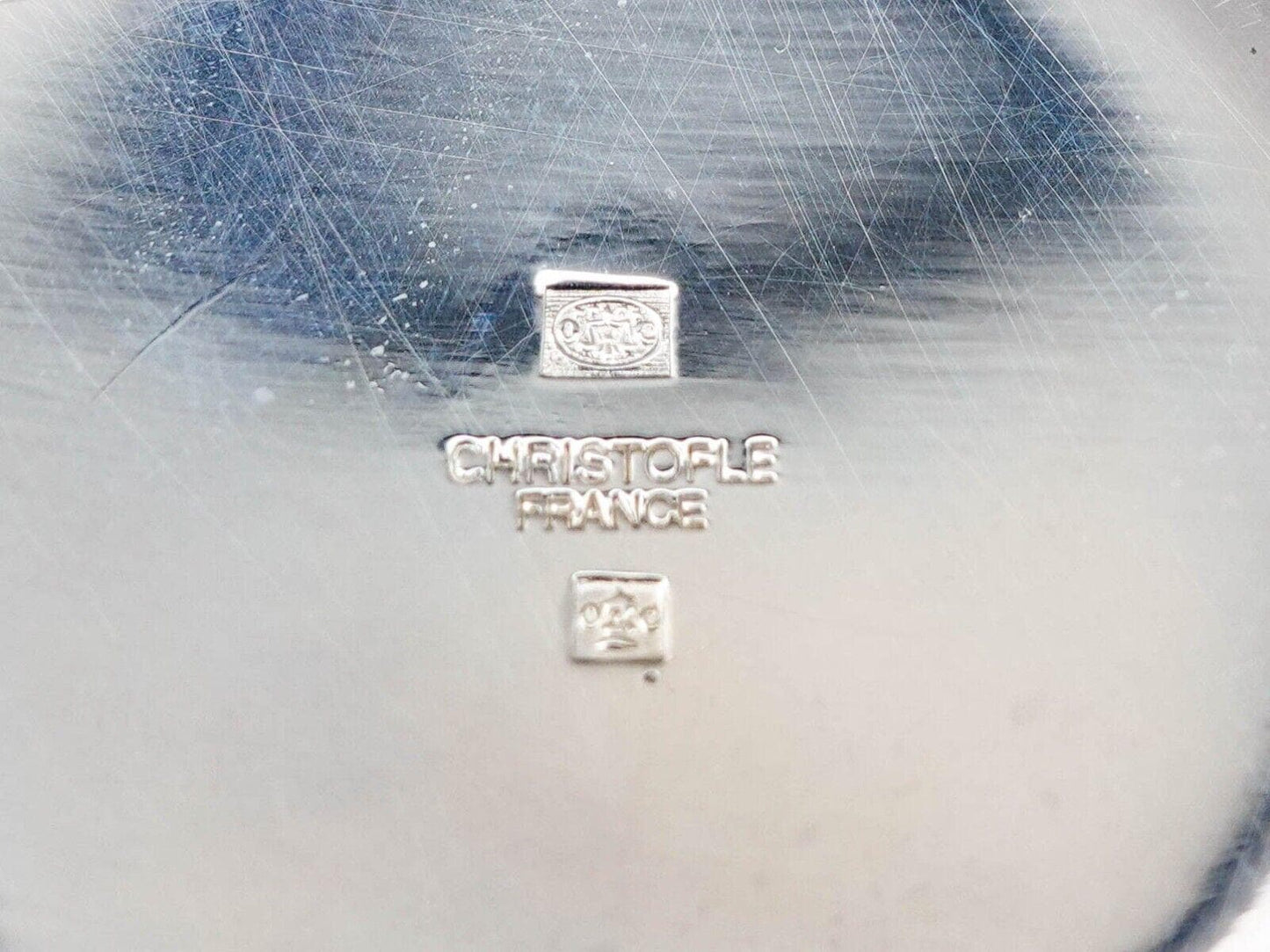 Christofle France Silver Plate 4 1/4" Melon Bowl Set Of 3