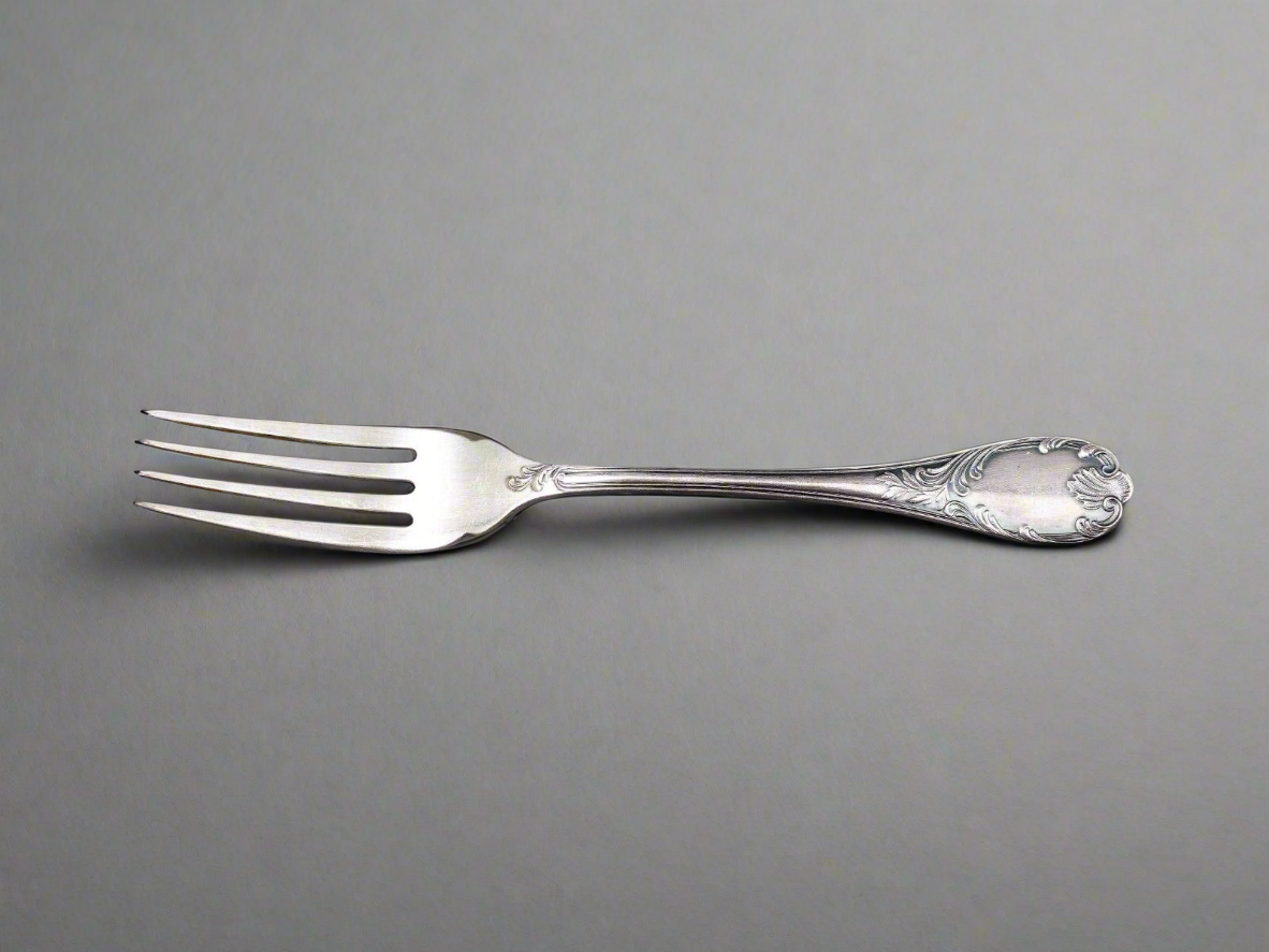 Christofle France Marly Silverplate 7" Fish Fork Set Of 7