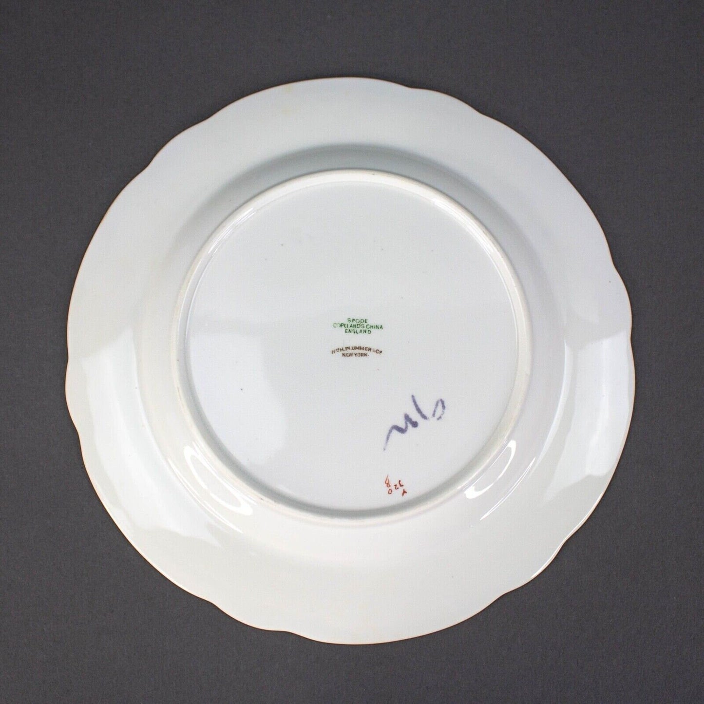 Spode Copeland WMH Plummer & Co NY Landscape House Scene 8.75" Plates Set Of 2