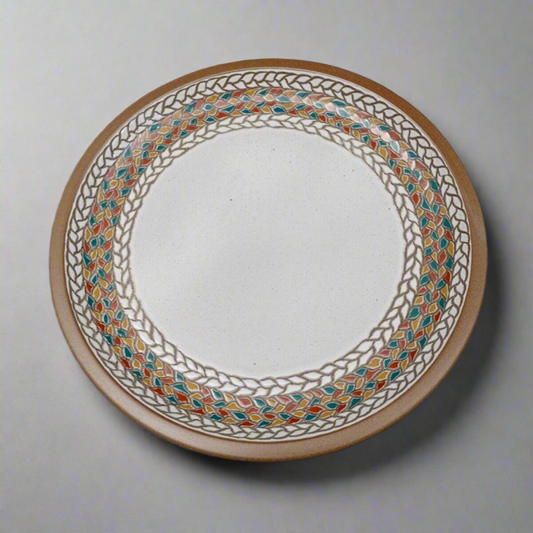 Midwinter England Braid Stoneware Dinner Plate Set Of 4