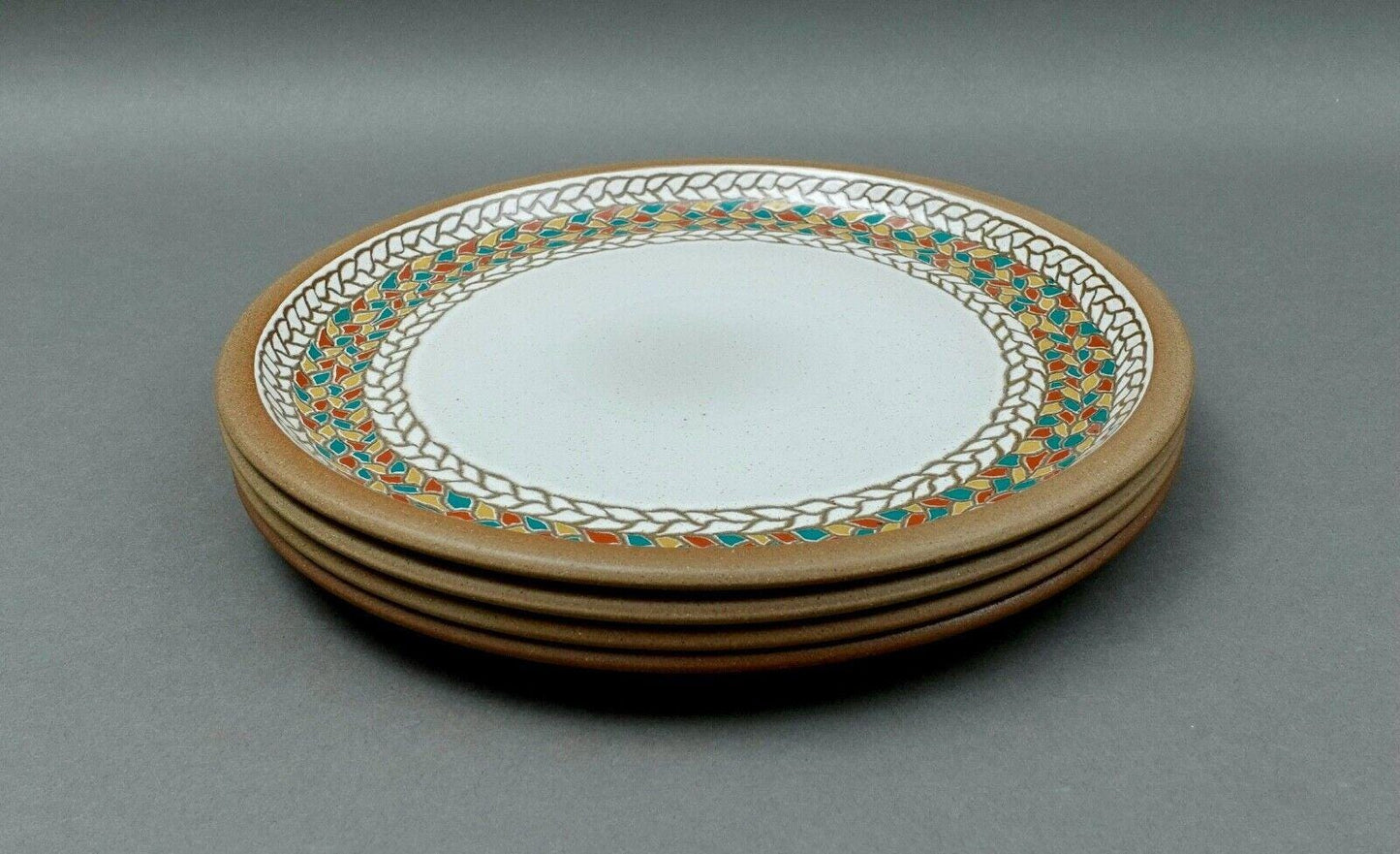 Midwinter England Braid Stoneware Dinner Plate Set Of 4
