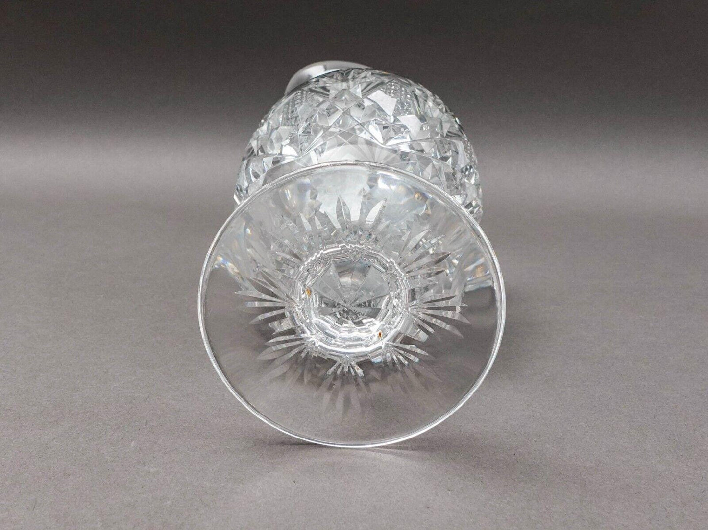 St. Louis France Florence Cut Crystal Water Jug Pitcher Beverage Holder 13 1/4"