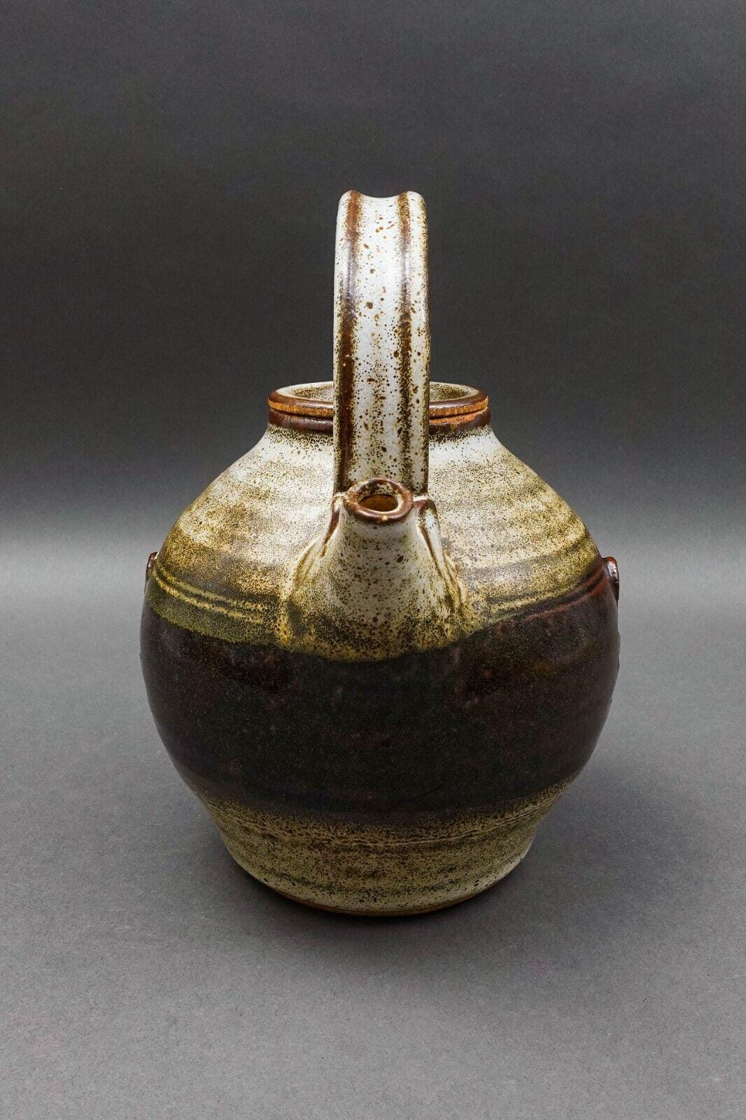 Richard Peeler (1928-1998) Signed MCM Handcrafted Studio Pottery Teapot 8 Cup