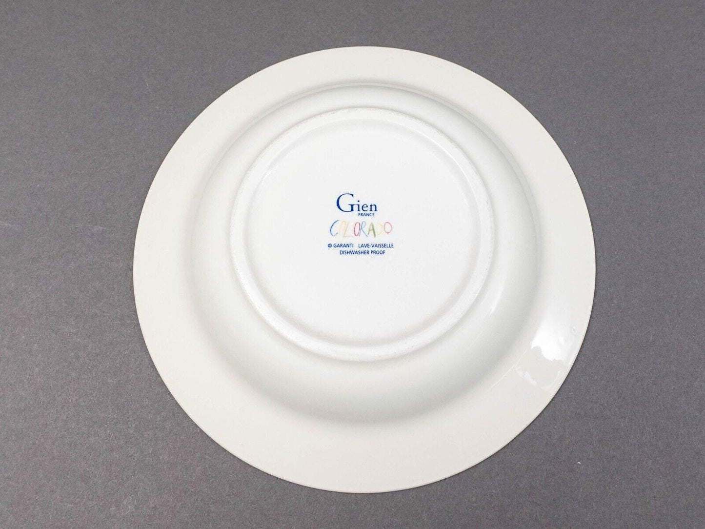 Gien France Colorado Rimmed Soup Bowl Set Of 4