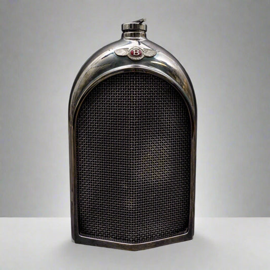 Classic Stable Ltd England Bentley Chrome Radiator Grill Flask Decanter