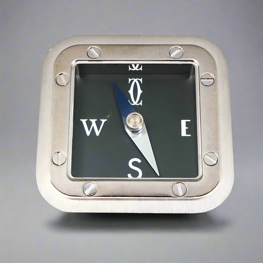 Cartier Santos Switzerland SIHH 2004 Limited Edition Palladium Brass Compass
