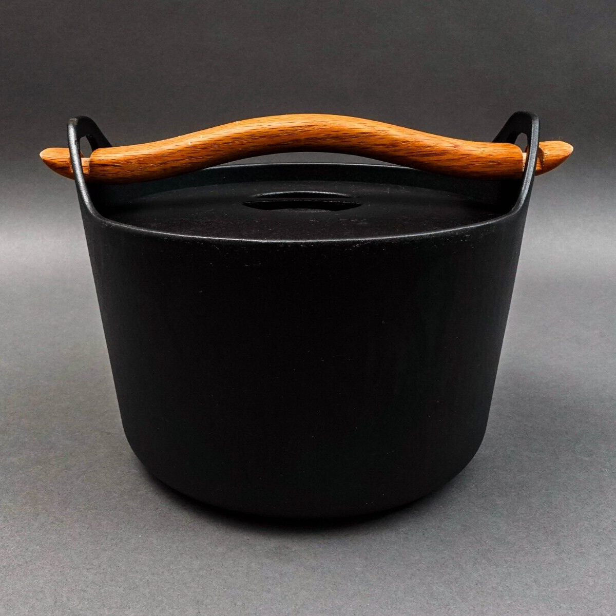 Iittala Finland Timo Sarpaneva Vintage Cast Iron Casserole Pot 1960 Design