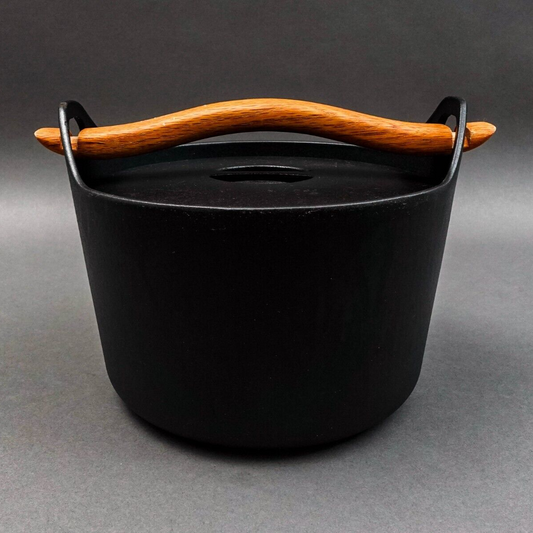 Iittala Finland Timo Sarpaneva Vintage Cast Iron Casserole Pot 1960 Design