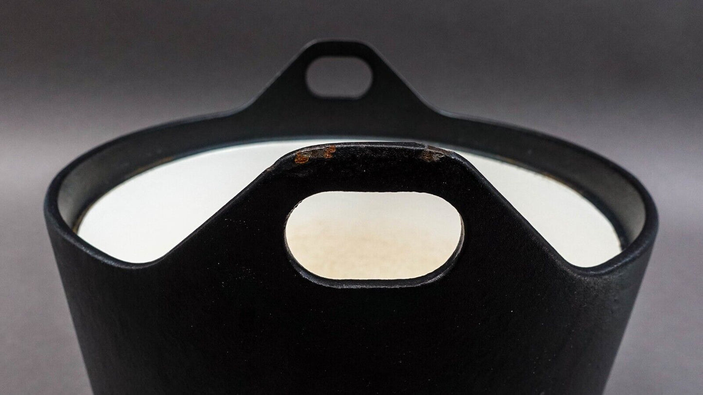 Iittala Finland Timo Sarpaneva Vintage Cast Iron Casserole Pot 1960 Design