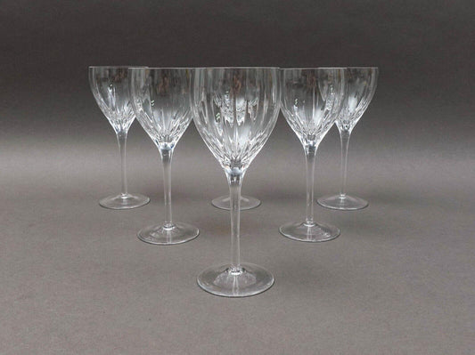 Miller Rogaska Crystal Stemware Soho 7 5/8" Wine Glasses Set Of 6