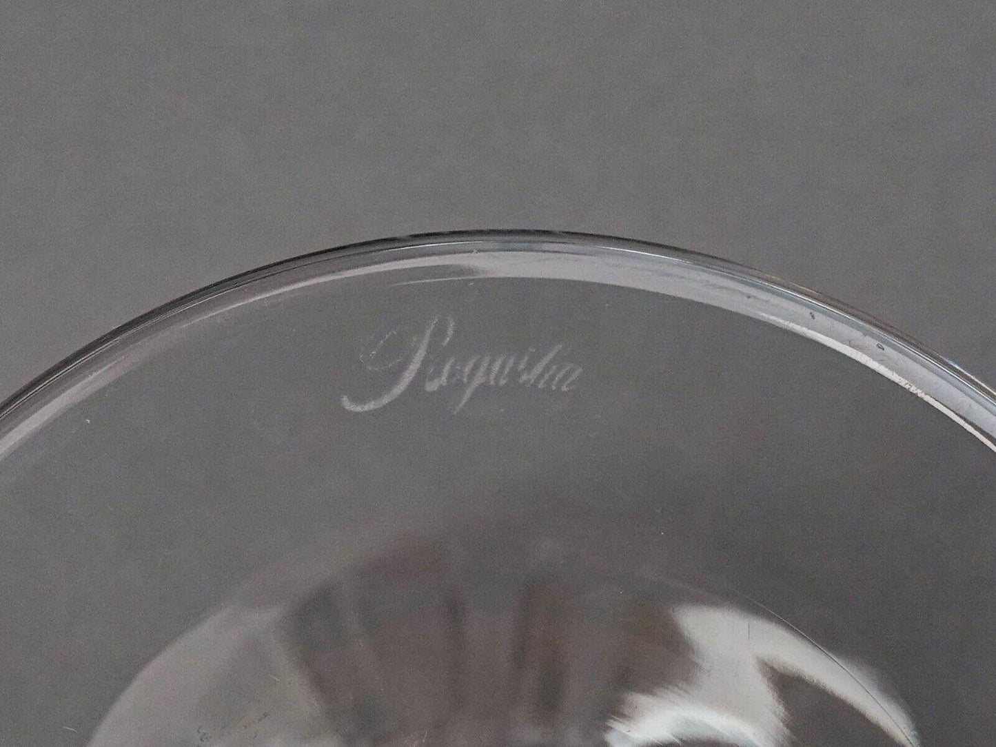 Miller Rogaska Crystal Stemware Soho 8 1/8" Wine Water Goblet Glasses Set Of 6