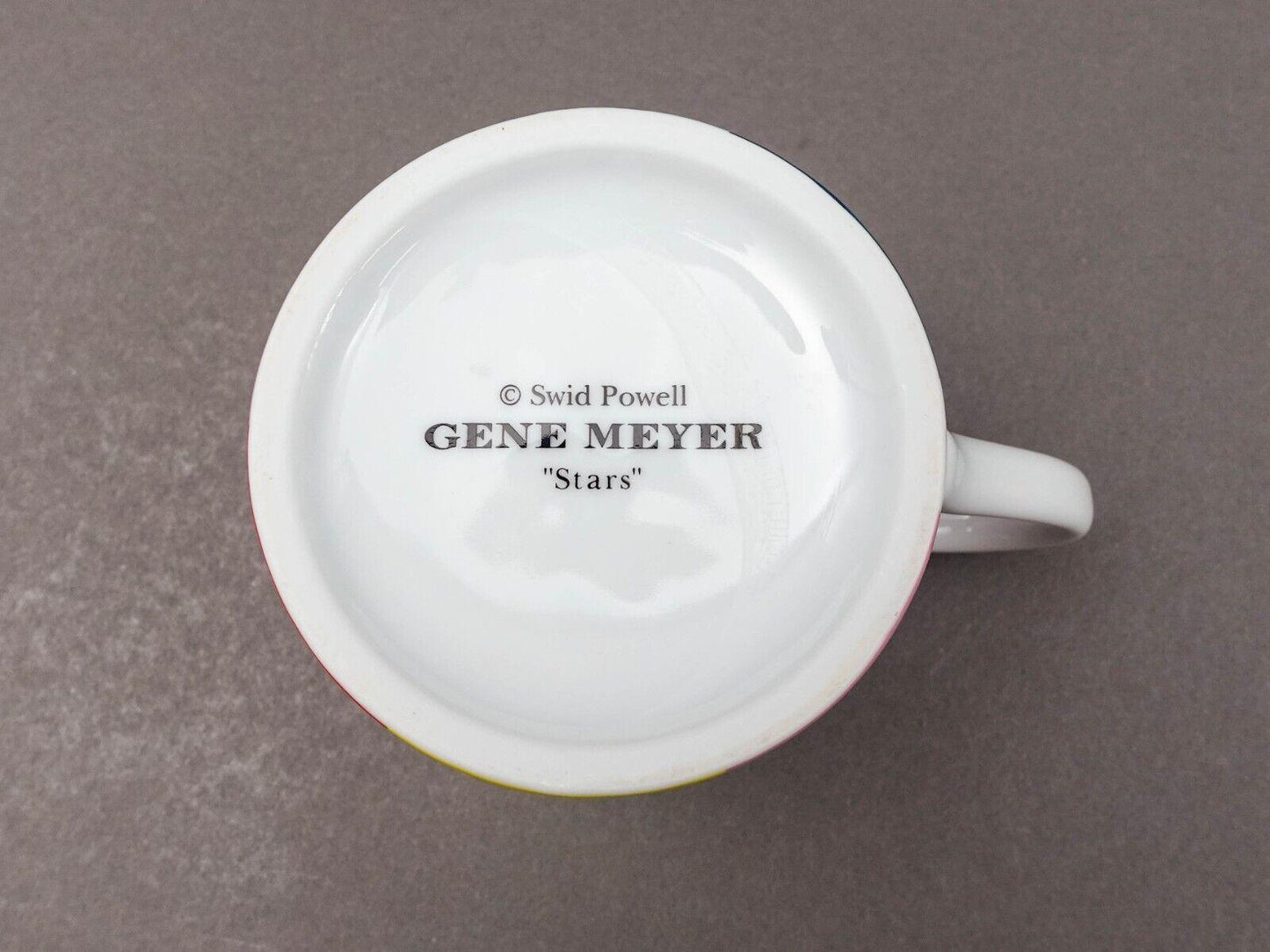 Swid Powell Gene Meyer Stars Multicolor Geometric Porcelain Mug Set Of 4 (Read)