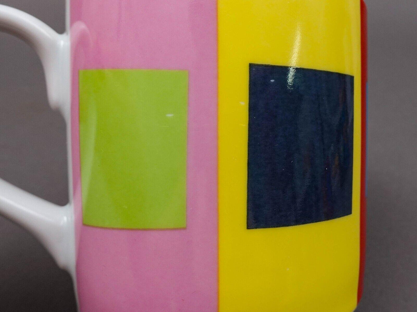 Swid Powell Gene Meyer Stars Multicolor Geometric Porcelain Mug Set Of 4 (Read)