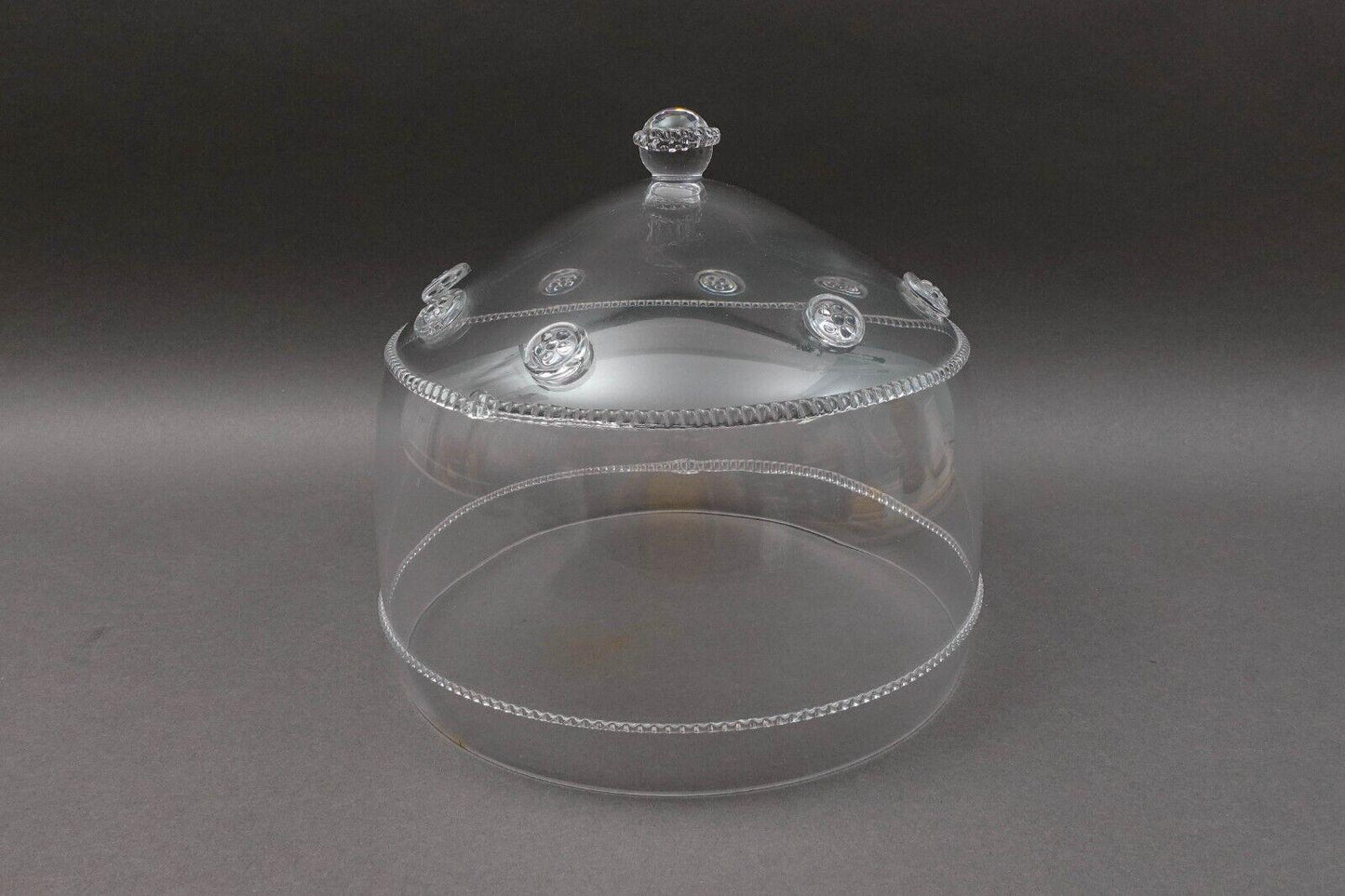 Juliska Signed Isabella Large Glass Large 11" Cake Dome
